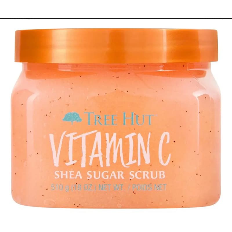 Tree Hut Vitamin C Shea Sugar Scrub, 18 Oz, Ultra Hidratante