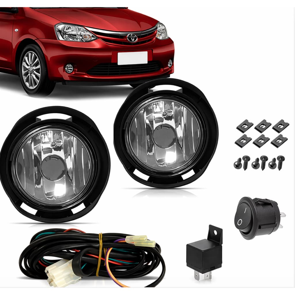 Kit Farol Milha Etios 2013 14 15 2016 2017 2018 2019 2020