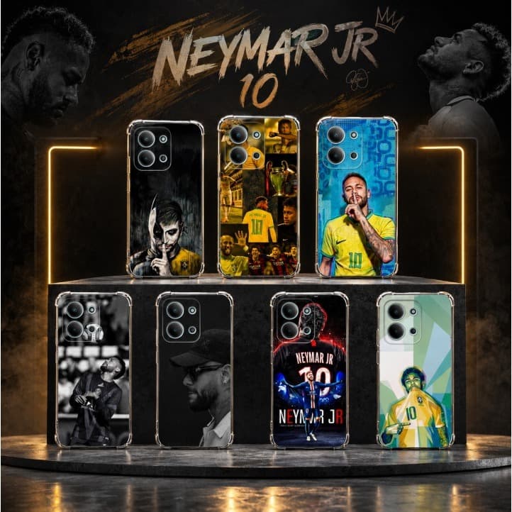 CAPA CAPINHA DESENHOS VARIADOS NEYMAR JR  CAPINHA PARA REDMI 15C-C85 ANTI IMPACTO