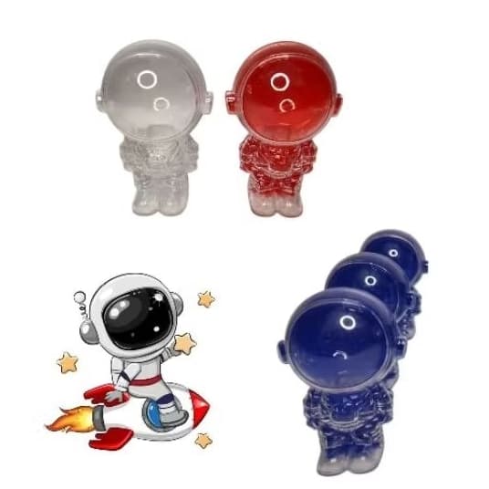 Kit Astronauta Espaço Lembrancinha Baleiro Tubete Acrilico Aniversário Decoração Festa Infantil Doces