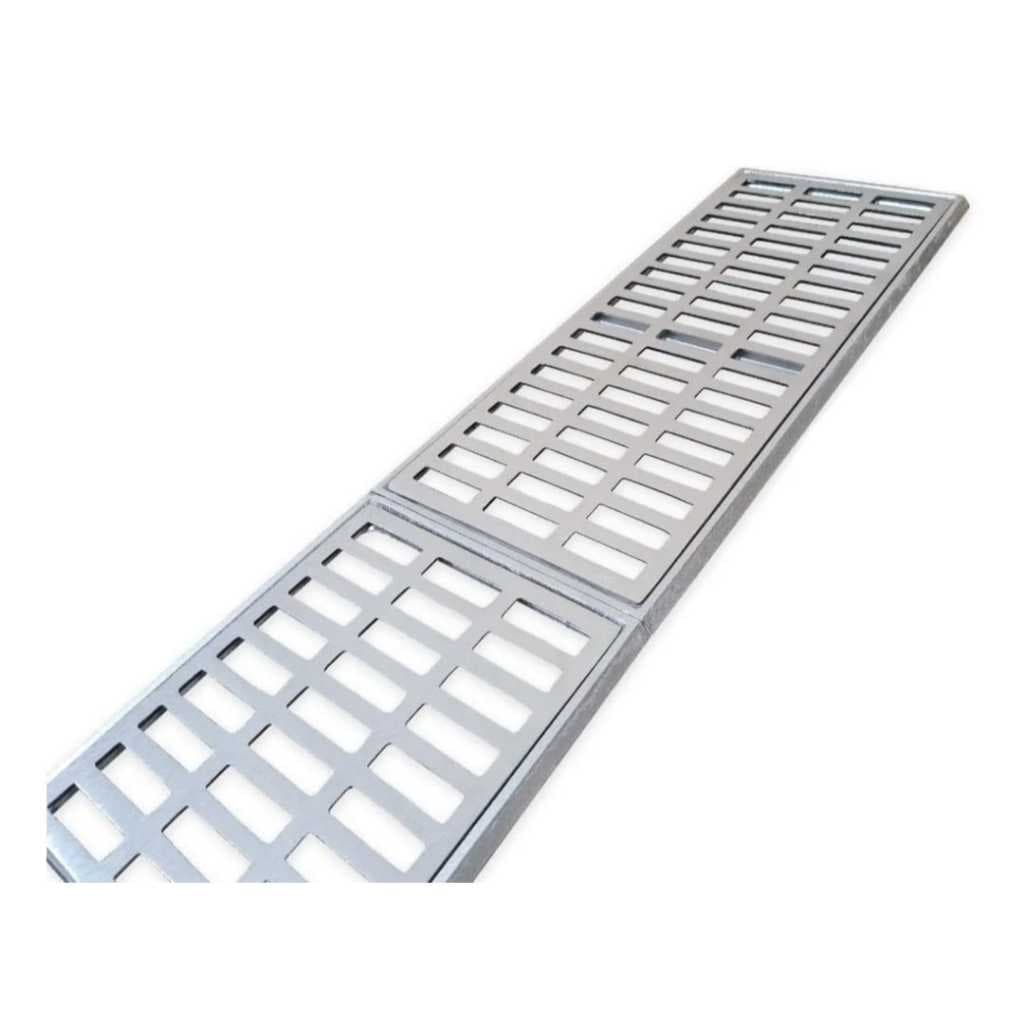 RALO LINEAR GRELHA ALUMINIO 20x80cm COM PORTA GRELHA ( SUPORTE )