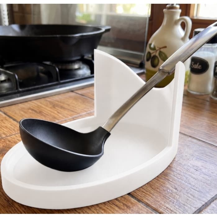 Descanso Para Colher Concha Cozinha Organizador Suporte Anti Sujeira Bancada Gourmet