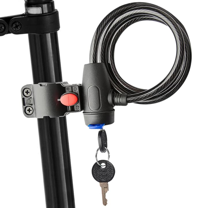 Cadeado Bike Aço Reforçado Elleven Com Chave 80cm X 15mm Trava Tranca Cadeado Bike E Moto Segredo