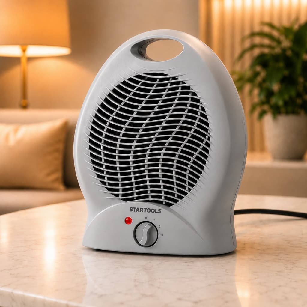 Aquecedor Elétrico Portátil  2000W 127V 220V para  Ambiente Sala Quarto Cozinha Escritório no iverno