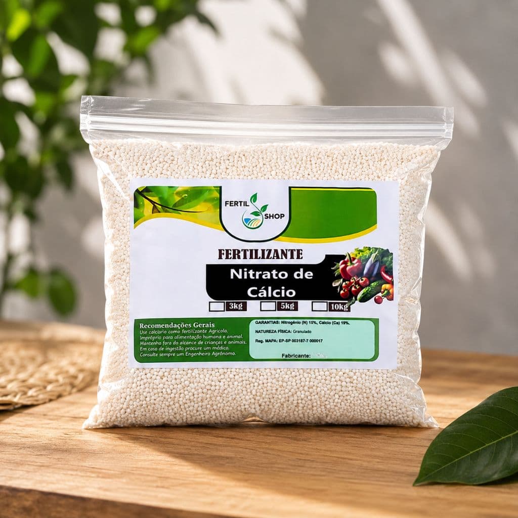 Fertilizante Nitrato De Cálcio - Fertilizante para Frutas, Hortaliças e Flores |  Diversos KG