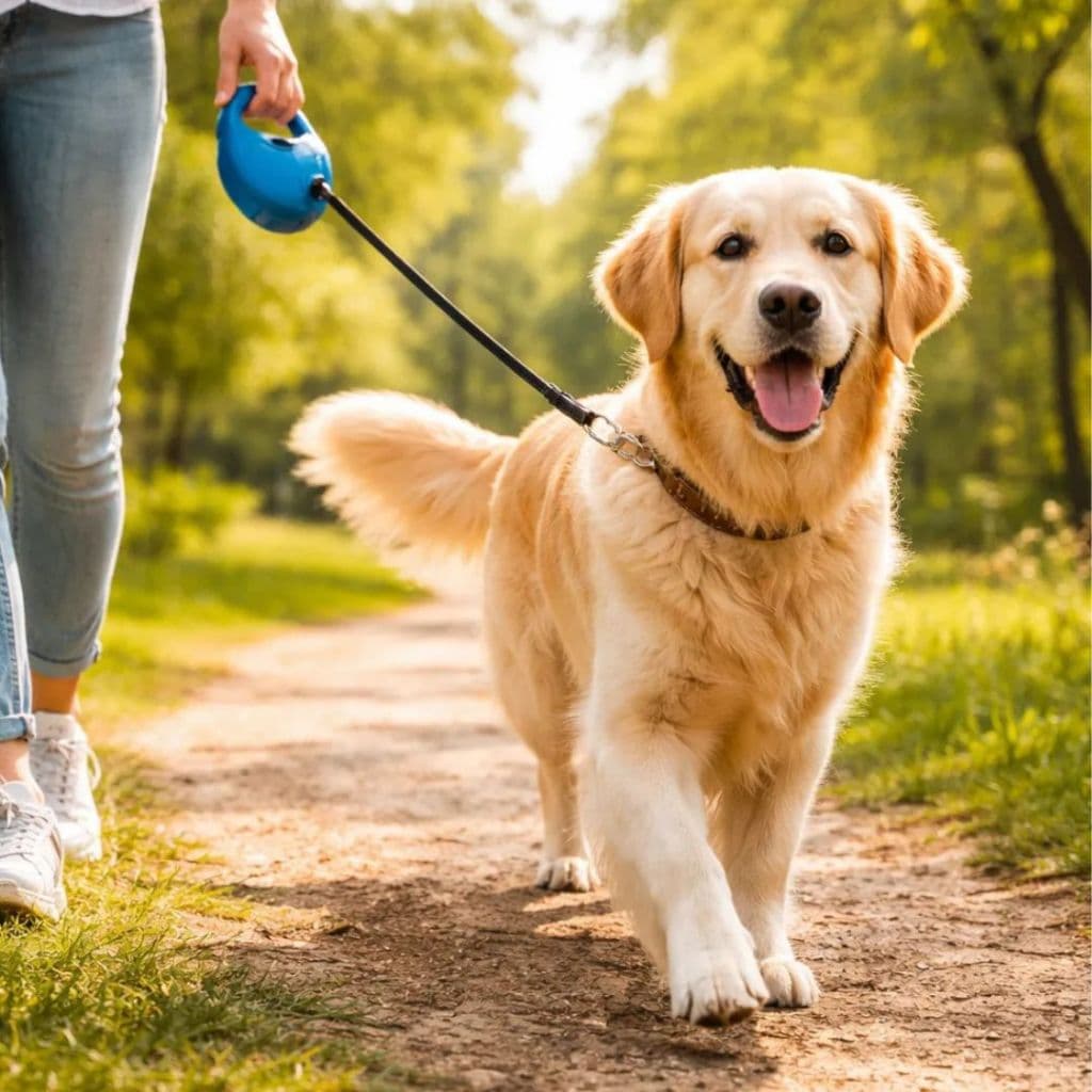 Guia Retratil Passeio Cachorro Seguro Cabo Antideslizante 3 Ou 5 Metros Colorido