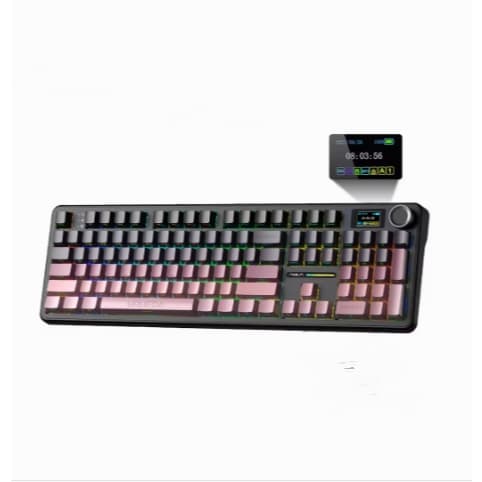 ⌨️ Teclado Gamer 108 Teclas RGB Hot Swap Premium - Conforto e Tecnologia.