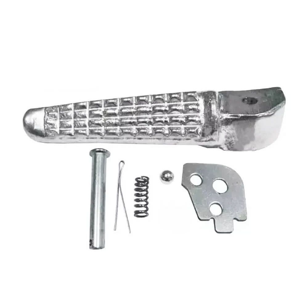 Pedaleira Traseira Aluminio p/ moto Honda Cb 500 2016 2017 2018 2019 2020 2021 2022 2023 Lado Esquerdo