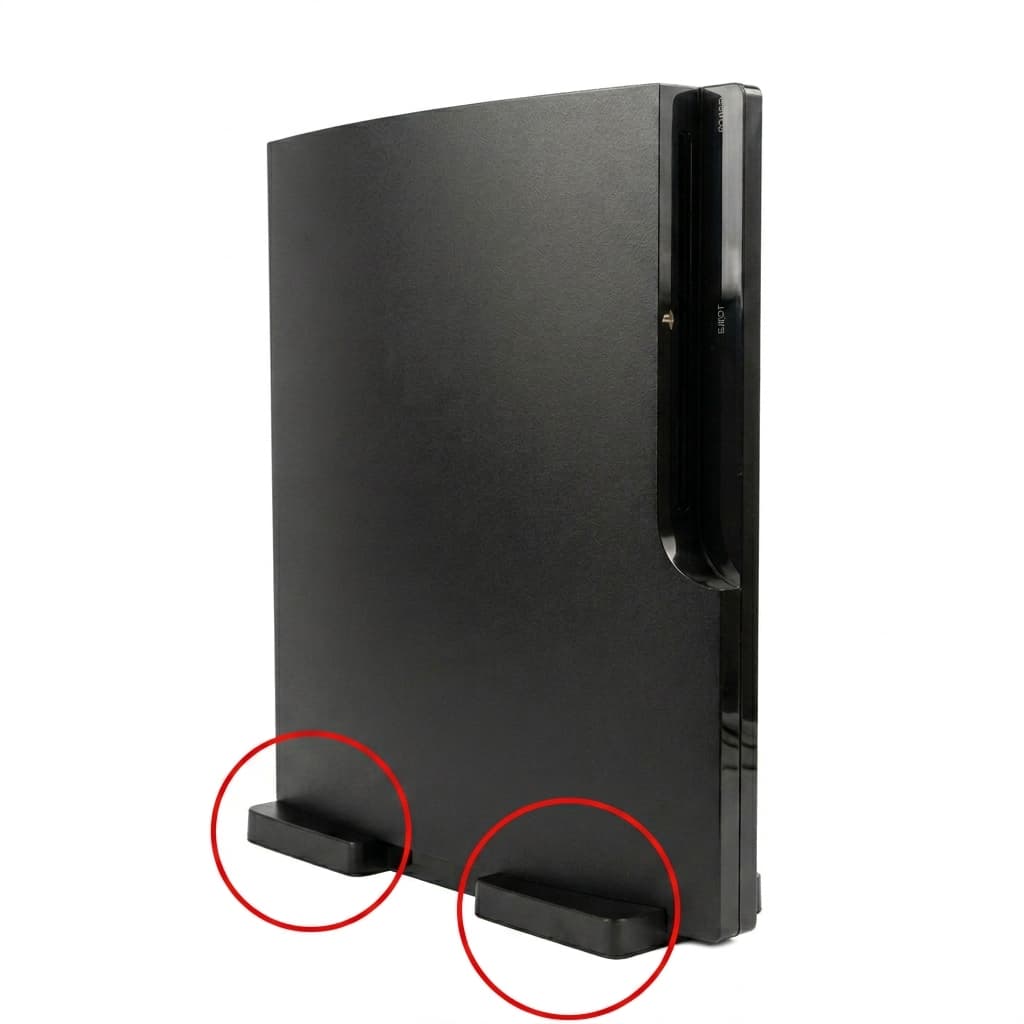 Suporte Vertical PS3 Slim Base Estável de Mesa Organizador Suporte Videogame Impressão 3D