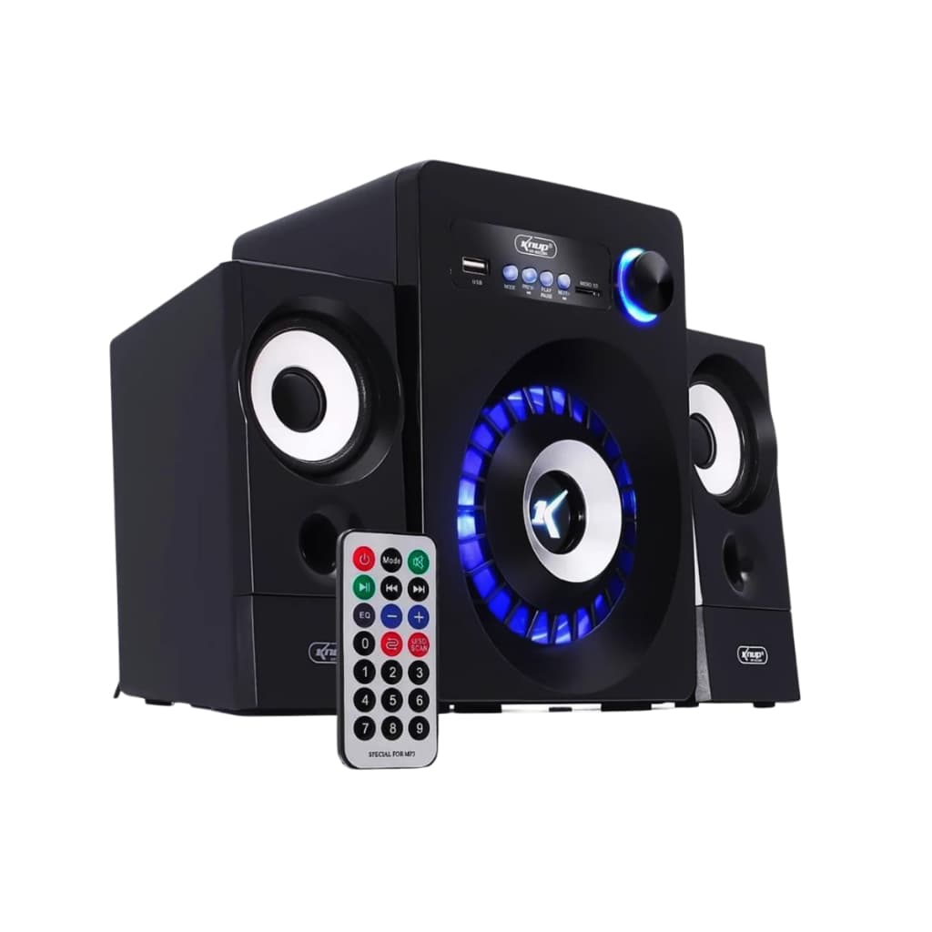 Micro System Home Theater Bluetooth - Caixa De Som 2.1 Subwoofer