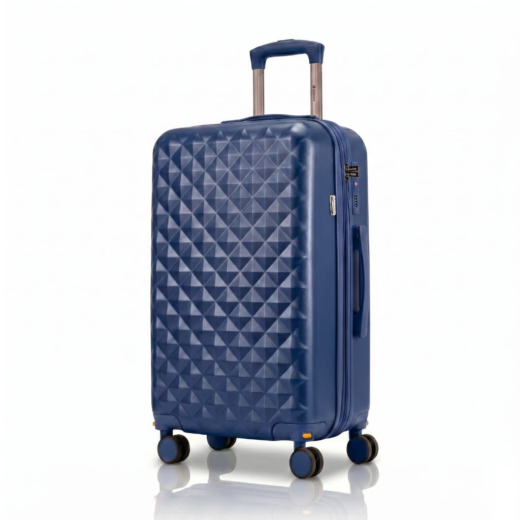 Mala Média M Despachar 23KG Diamante Expansível 65cm ABS Rodinhas 360° Cadeado TSA Praticidade