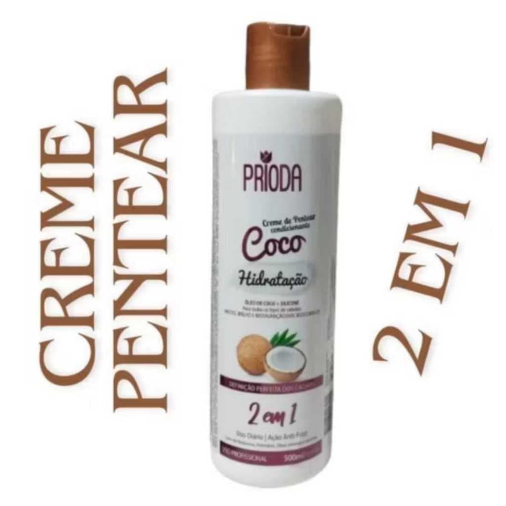 Creme de Pentear  Super Hidratação Coco Prioda
