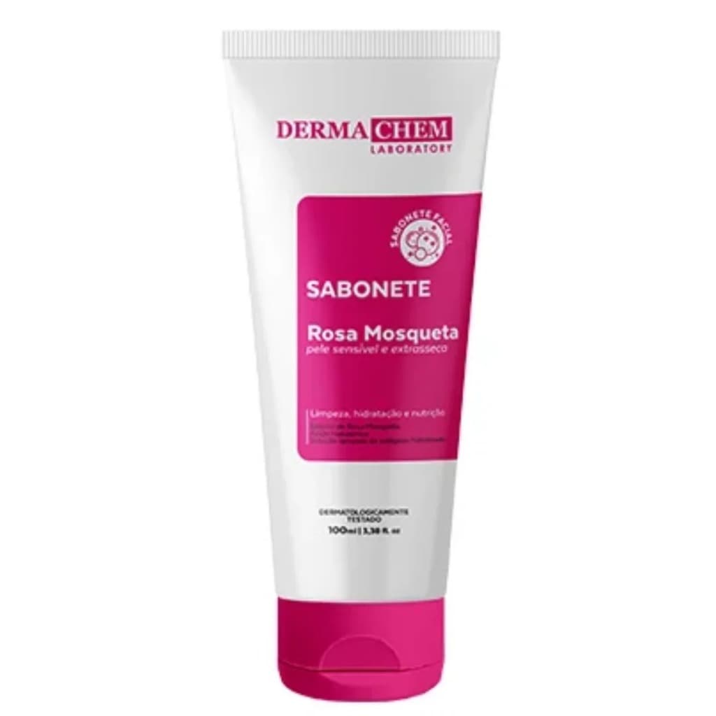Sabonete Ultra Hidratante Rosa Mosqueta DermaChem 100ml