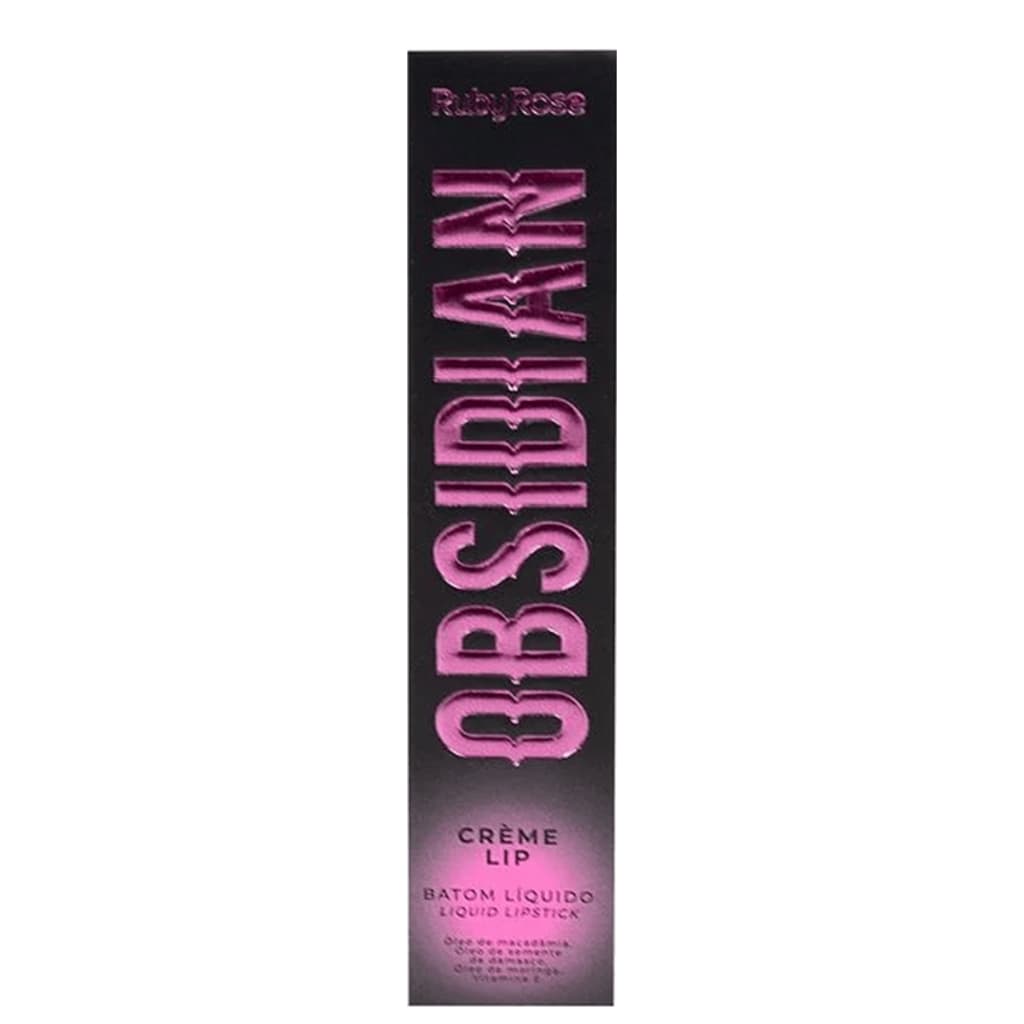 Batom Líquido Cremoso Crême Lip OBSIDIAN BY RUBY ROSE