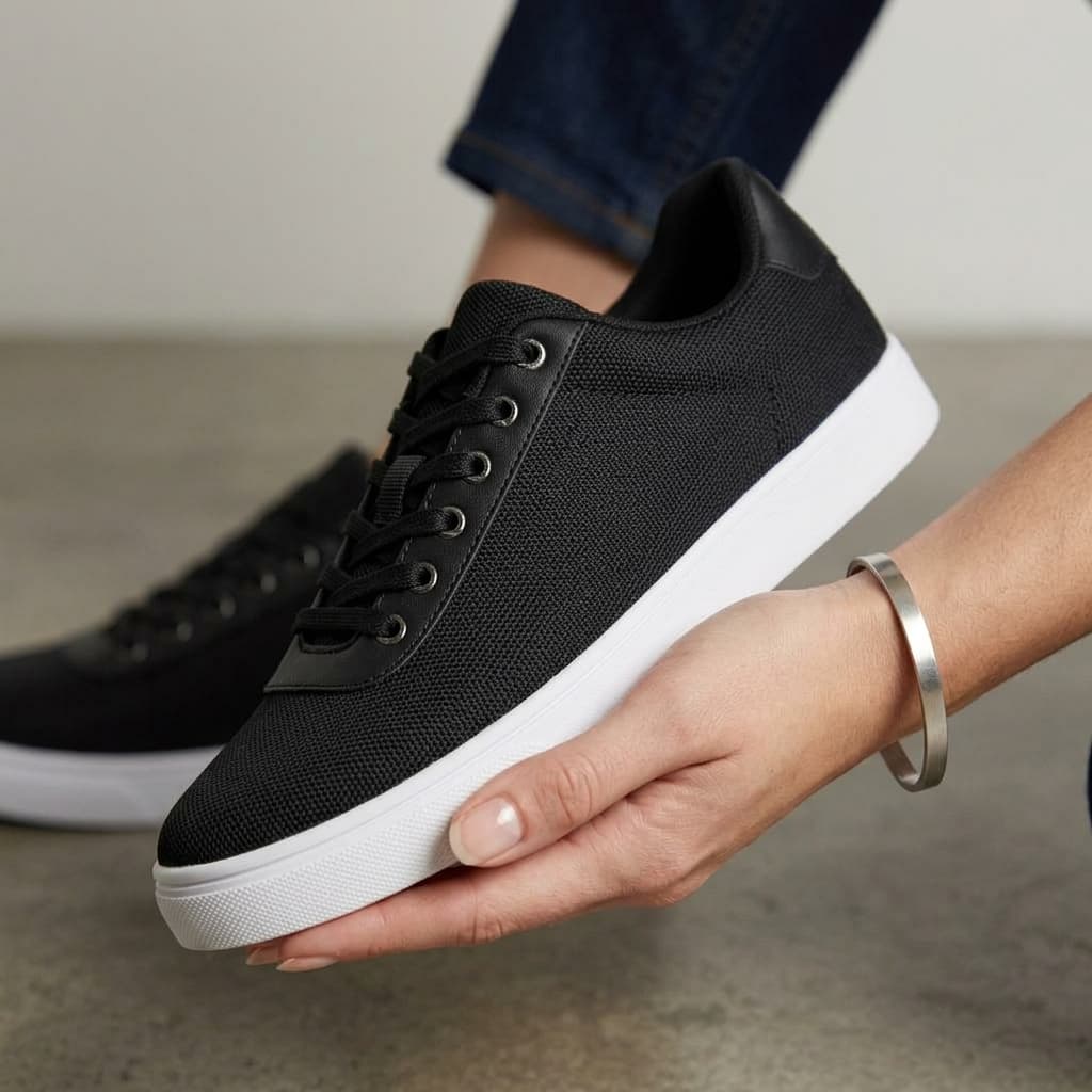 Tênis Casual  Preto Unissex Super Confortável | Leve e Estiloso | Moda Urbana | 34 ao 39
