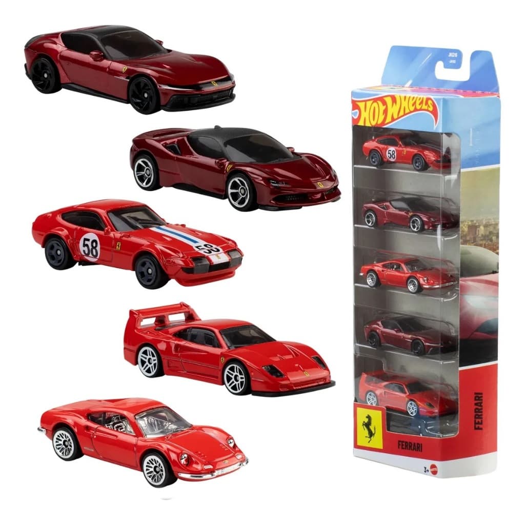 Hot Wheels Cartela 5 Carrinhos Mattel Original Escolha o Kit 5 Carrinhos MATTEL 1:64