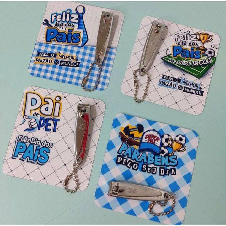 Cartão Personalizado Dia dos Pais com Cortador de Unha - Lembrancinha Dia dos Pais