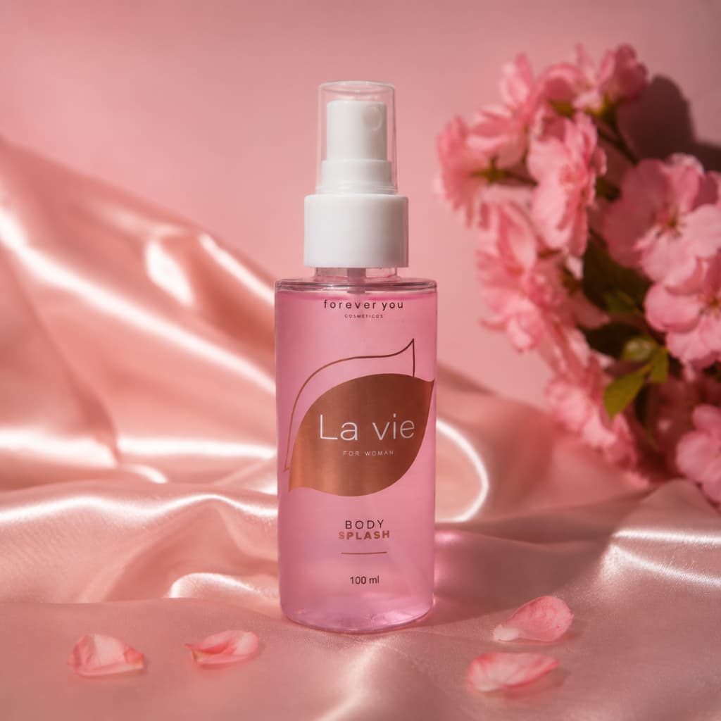Body Splash Feminino Forever You  La Vie  Delyne Essence 100ml Perfume Corporal