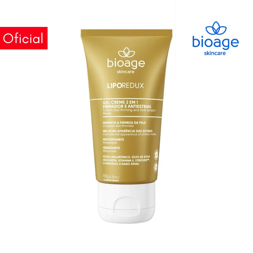 Bioage Gel-Creme 2 em 1 Firmador Antiestrias e Antioxidante 150g