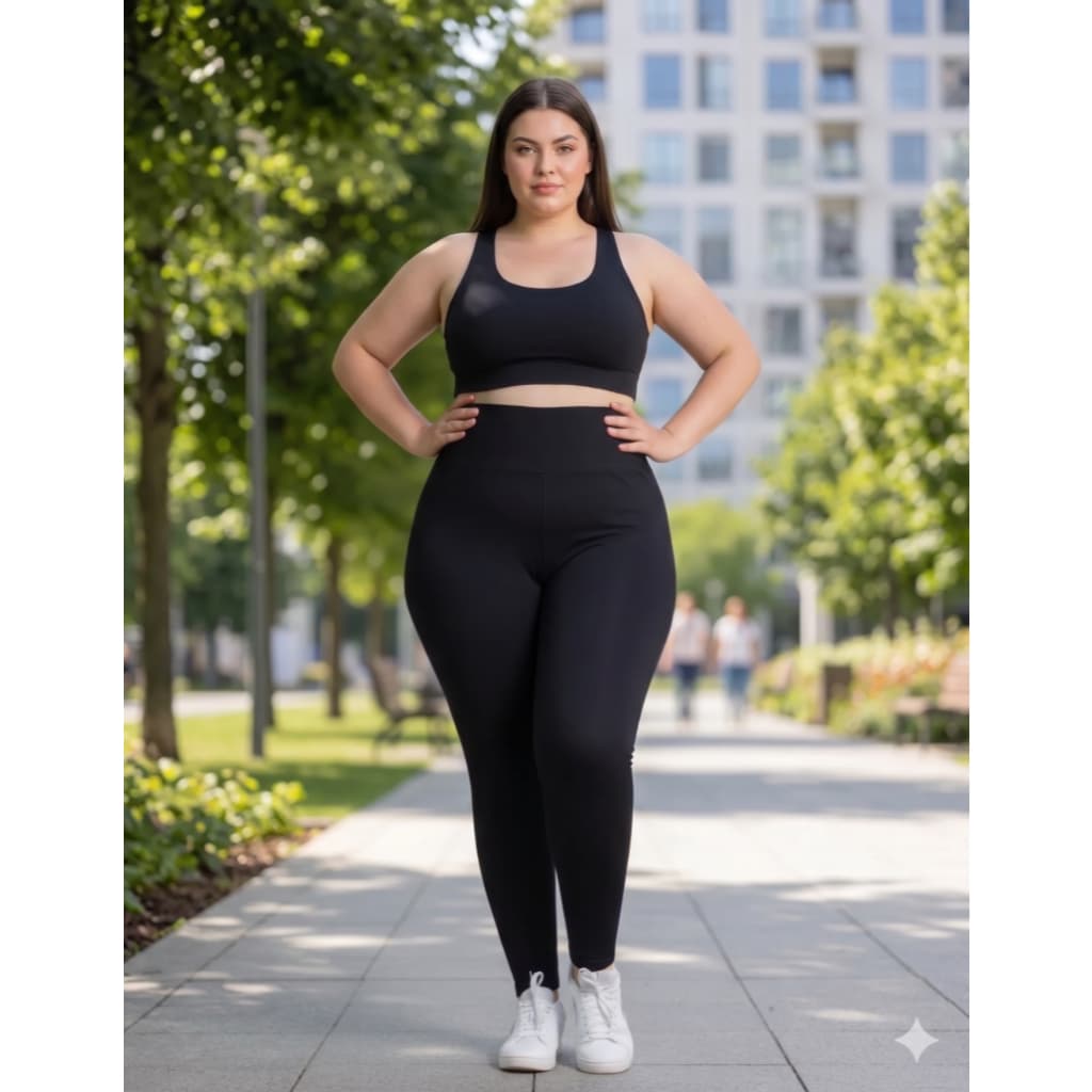 Calça Legging Feminina Plus Size G1 Ao G3 Qualidade Premium