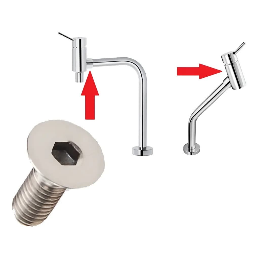 Docol Parafuso Cabeça Chata Sextavado M4x8 Inox 00608000 Original