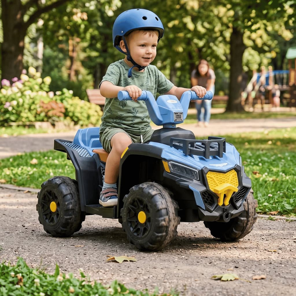 Quadriciclo Elétrico Infantil Recarregável Carrinho de Passeio Jipe Criança Menino Menina Presente