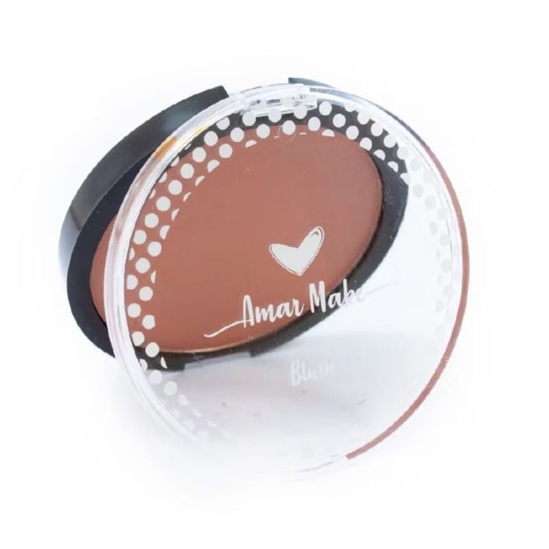 Blush Compacto Amar Make | Efeito Natural e Acabamento Aveludado | Cores 02, 03 e 04