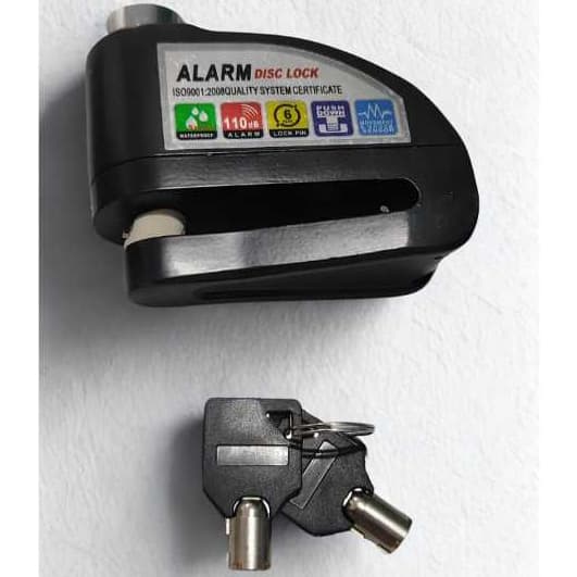TRAVA CADEADO DE FREIO DISCO COM ALARME SONORO PARA MOTO
