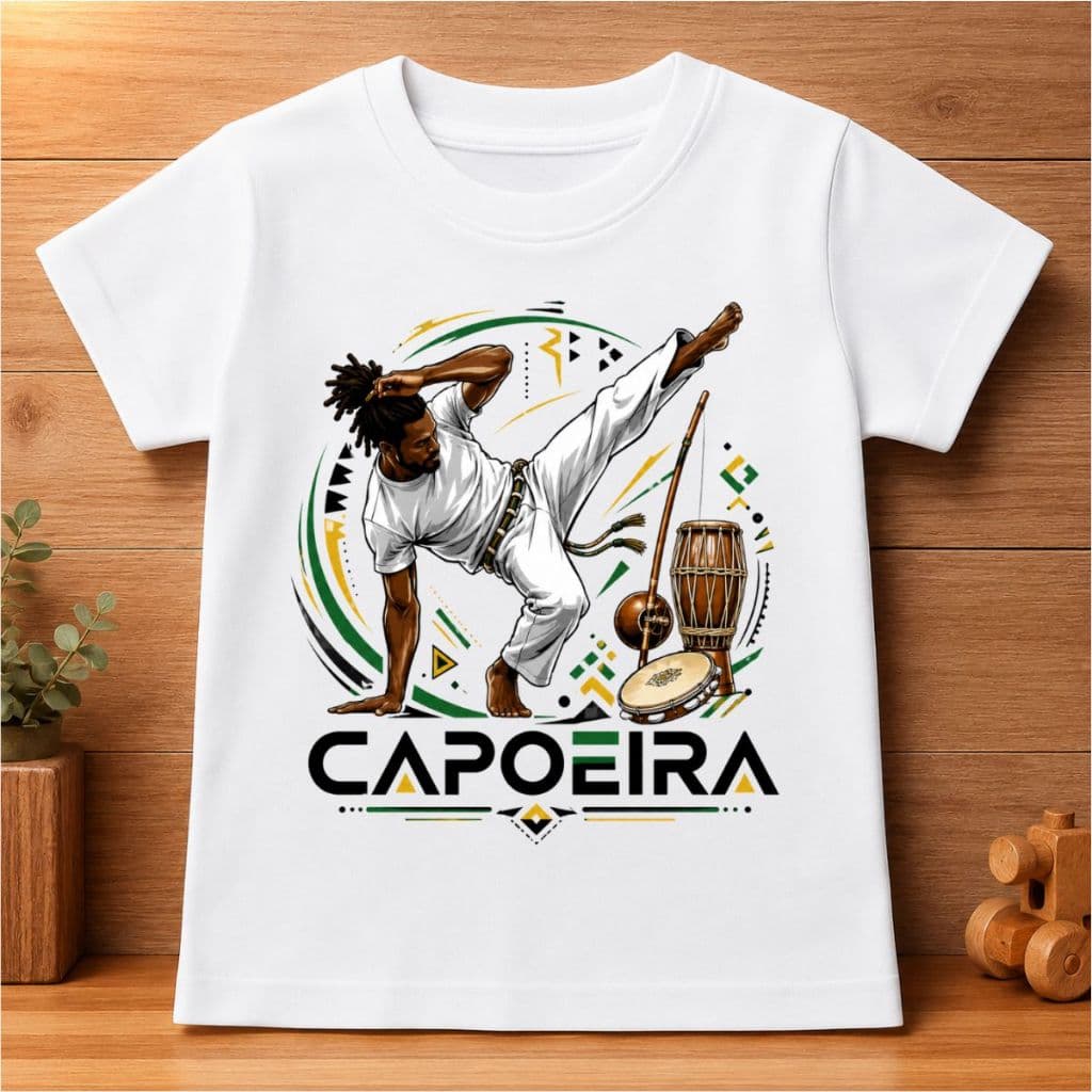 Camisa Personalizada Capoeira homem no estilo