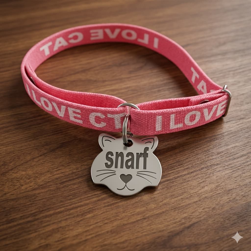 coleira pet gato elástica identificacao placa inox nao apaga cachorro personalizada nome telefone gravacao laser 2