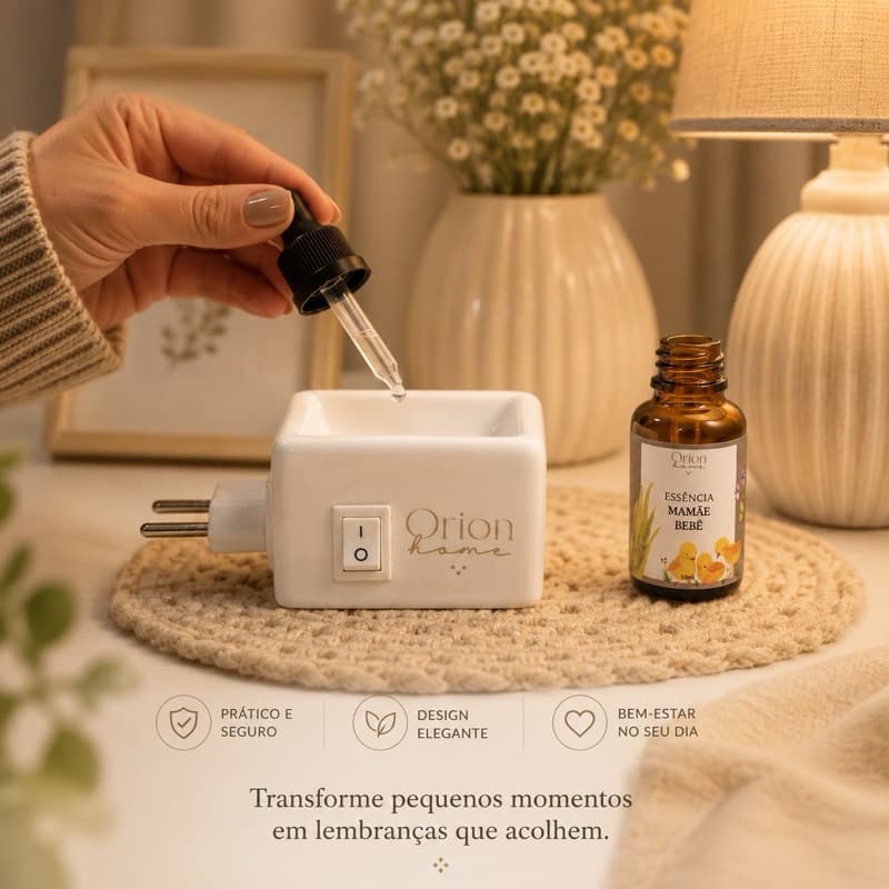 Difusor Aromatizador Elétrico Porcelana Bivolt  - Orion Home