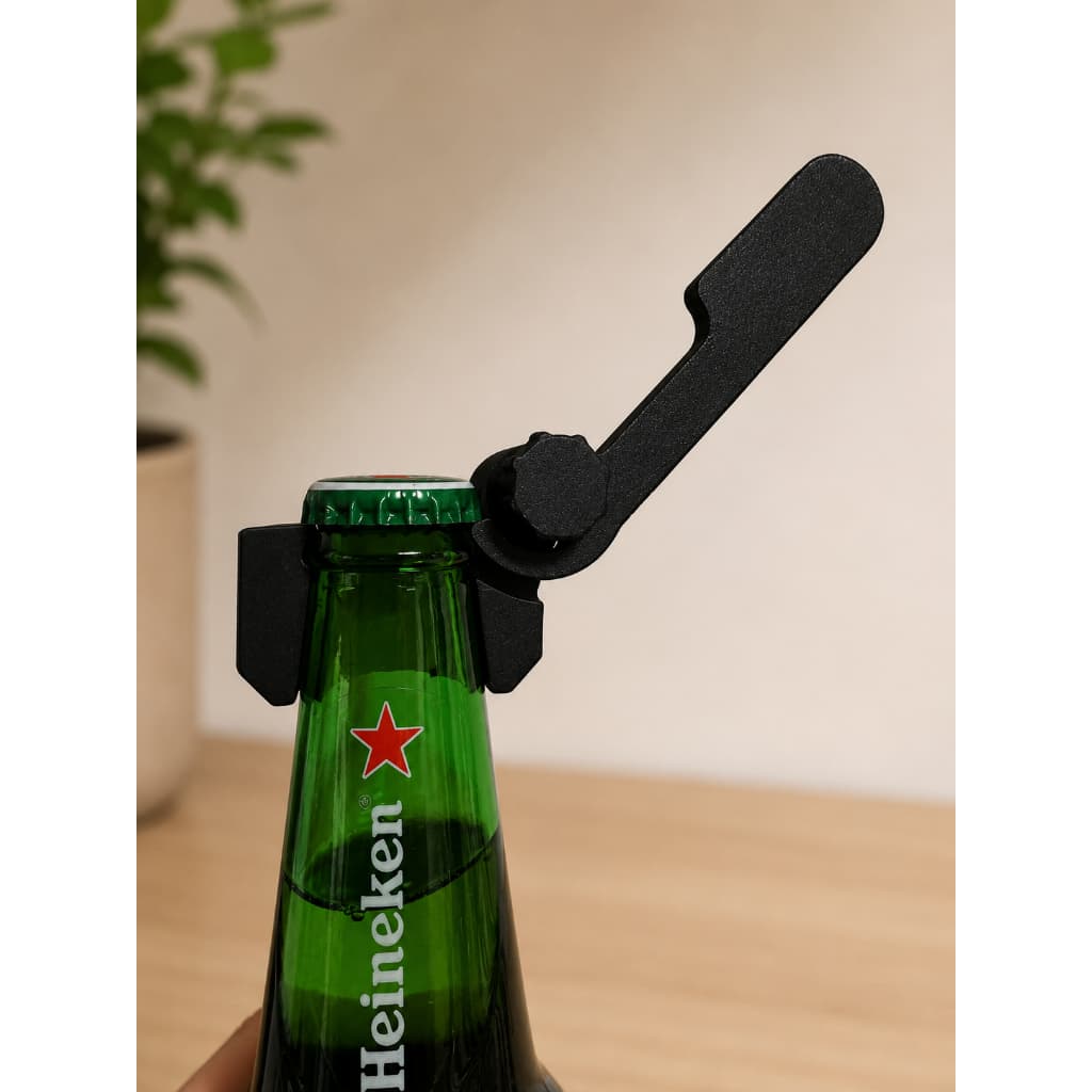 Abridor de Garrafa com Alavanca BARULHENTA – Divertido para Cerveja e Churrasco
