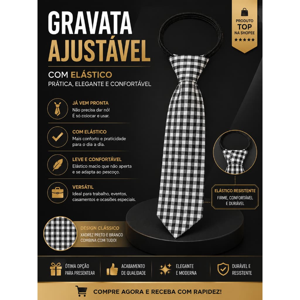 Gravata Ajustável Adulto Infantil Casamento Formatura Eventos Festa Junina Arraiá São João