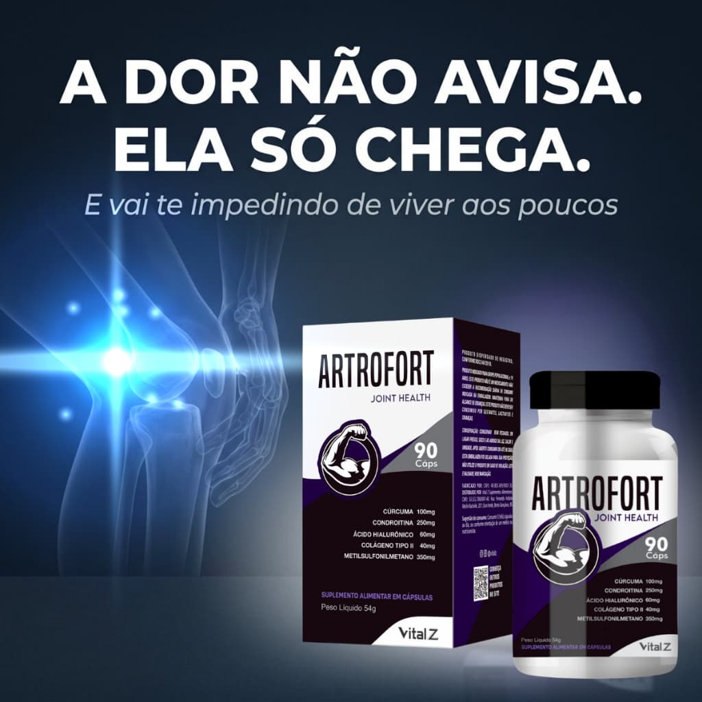 Artrofort Joint Health - Força Articular - 90 Cápsulas