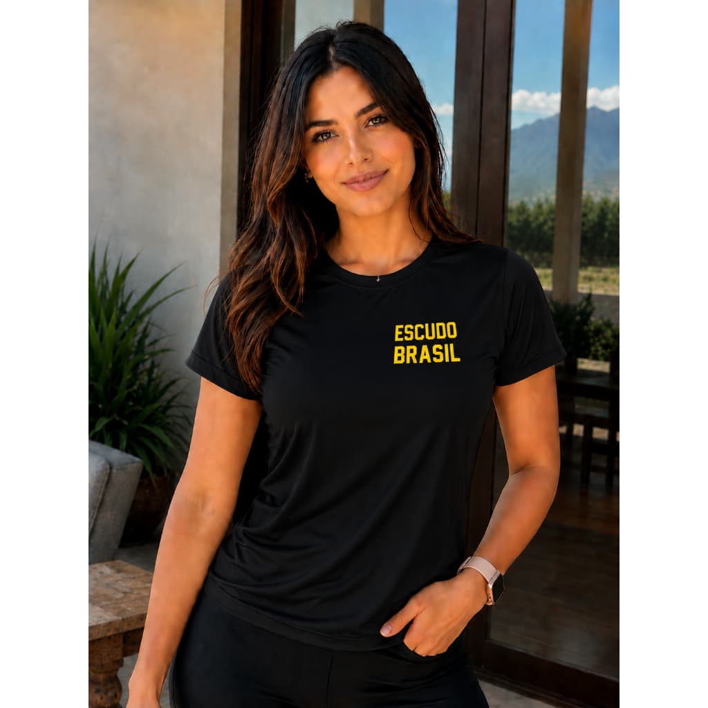 Camiseta DryFit Tecido respiravel Brasil HEXA 2026 Unisexx