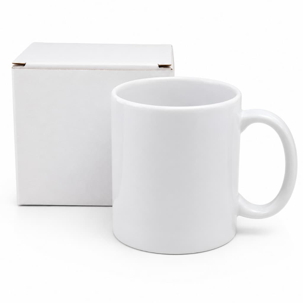 36 Canecas Branca Ceramica Sublimação Premium 325ml Deko