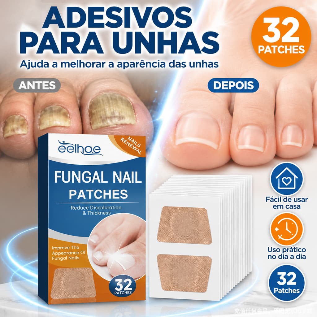 Adesivo Reparador de Unhas dos Kit - reparar infecções fúngicas, unhas cinzentas, melhorar unhas