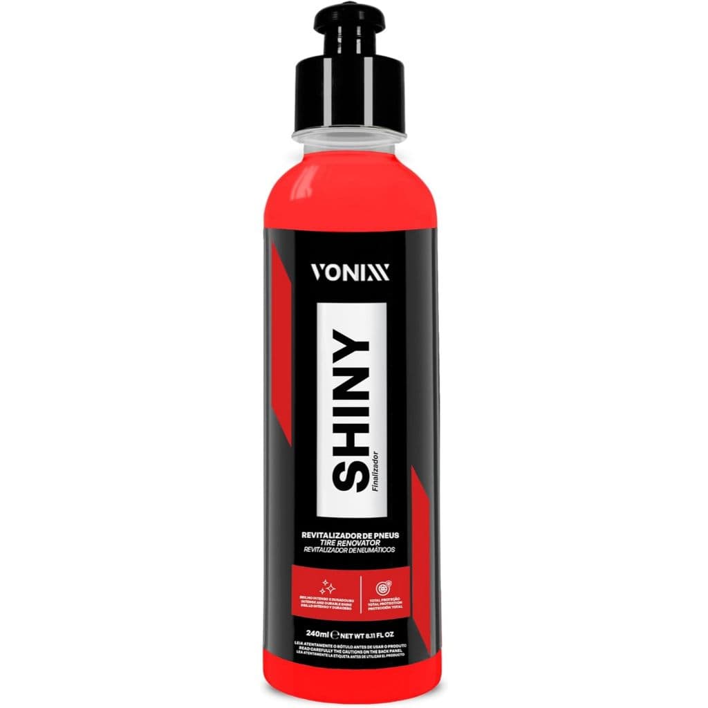Shiny 240ml Vonixx Revitalizador Pneu Pretinho Brilho Vonixx