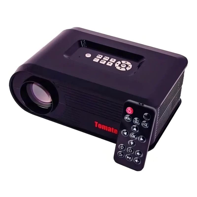 Projetor LED Tomate MPR-9010 HDMI USB 300 Lumens 1080p