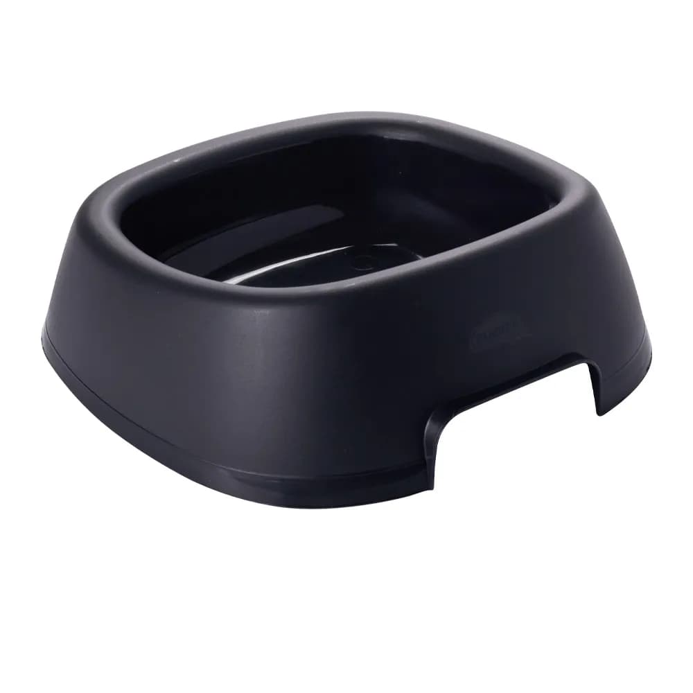 Bebedouro/comedouro Plasútil 330ml Preto Cachorro/gato Preto