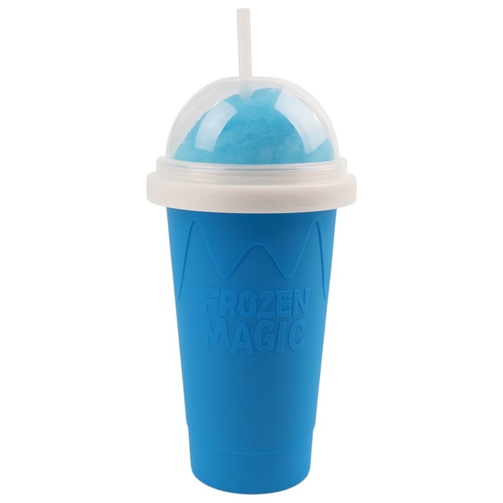 Copo Bebidas Geladas Squeeze Coquetéis Divertido Azul Deko