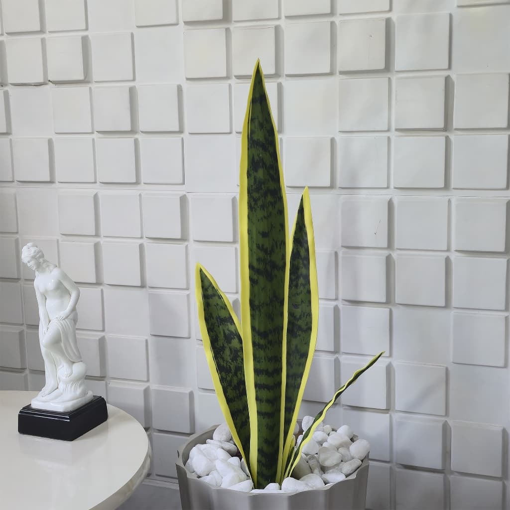 Kit Planta Espada São Jorge Ogum Artificial Santa Barbara Sem Vaso Toque Real