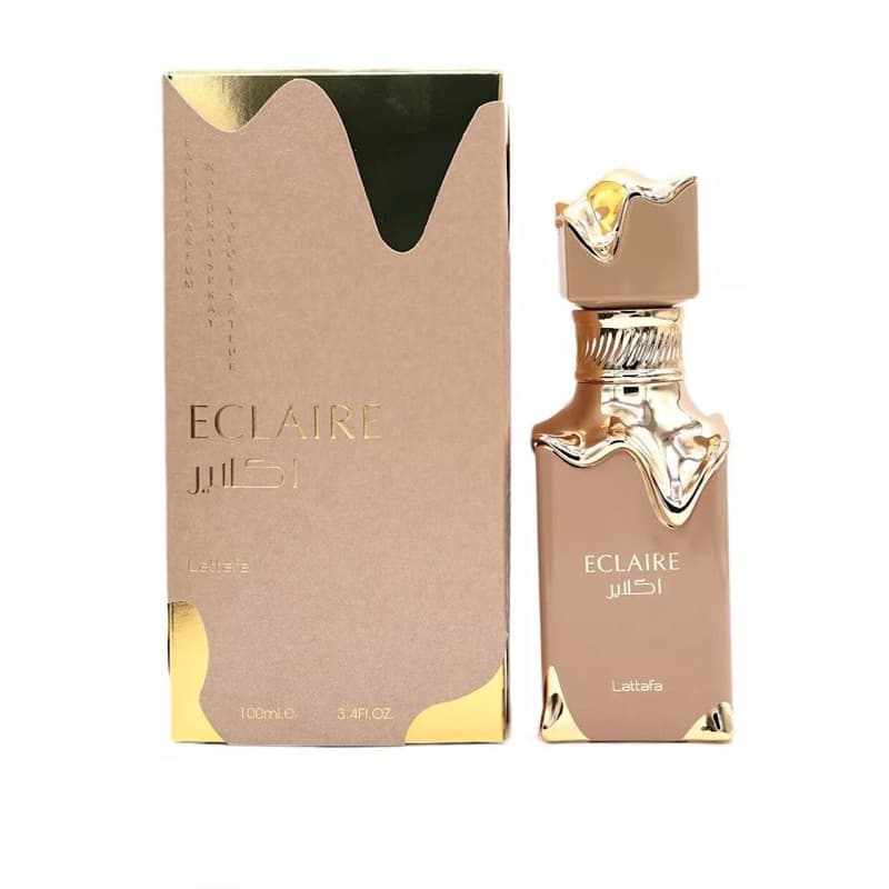 Lattafa Eclaire Feminino 100ml Eau de Parfum Original Doce Floral Sofisticado Para Mulheres