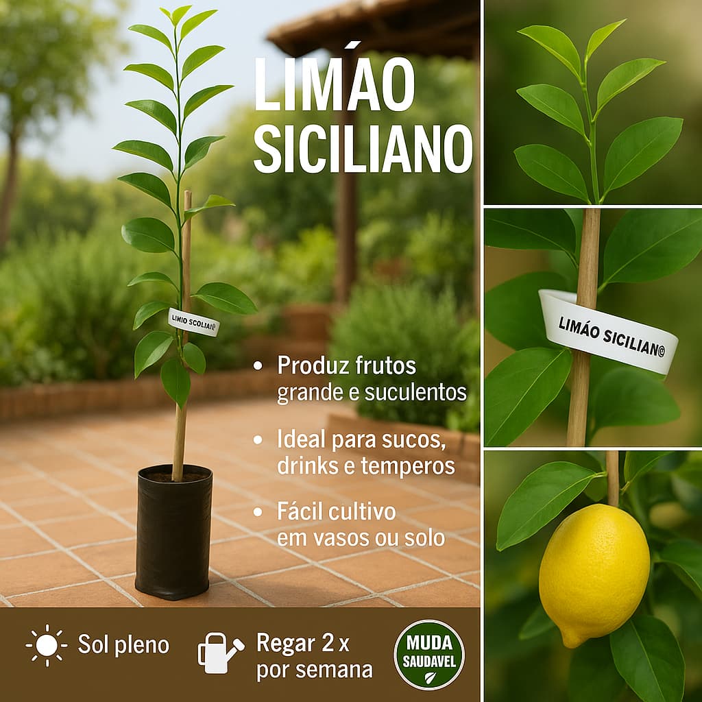 Limão Siciliano Fruta Saborosa multiuso amarela sucos tempeiro