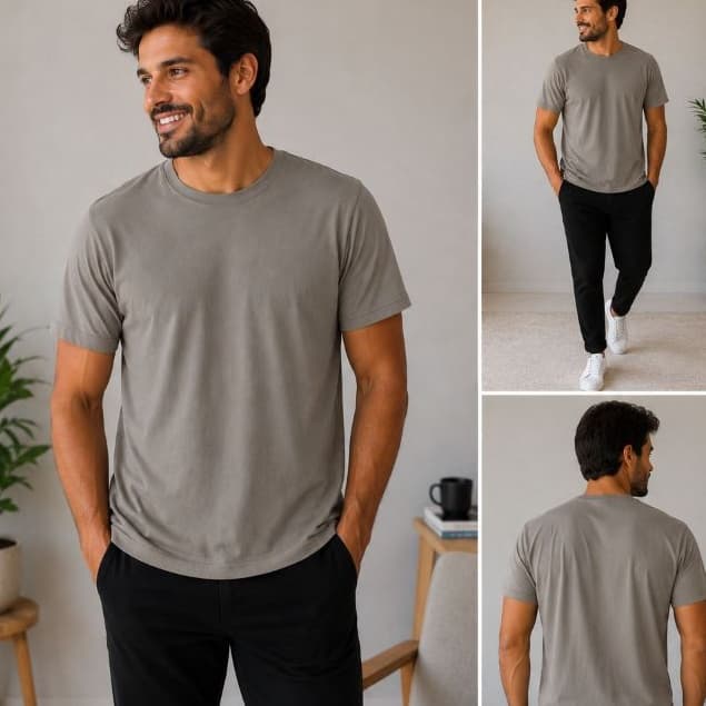 Camiseta básica lisa preto e branca 100% algodão ideal pro dia a dia todos os tamanhos