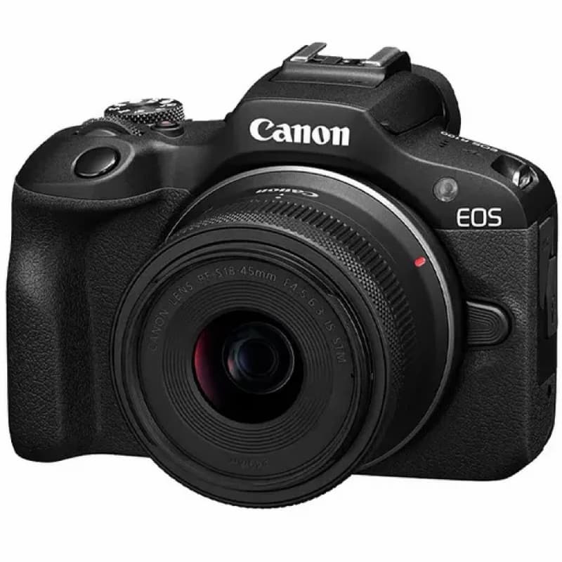 Câmera Canon Eos R100 Kit 18-45MMF/4.5-6.3 Is STM novo lacrado