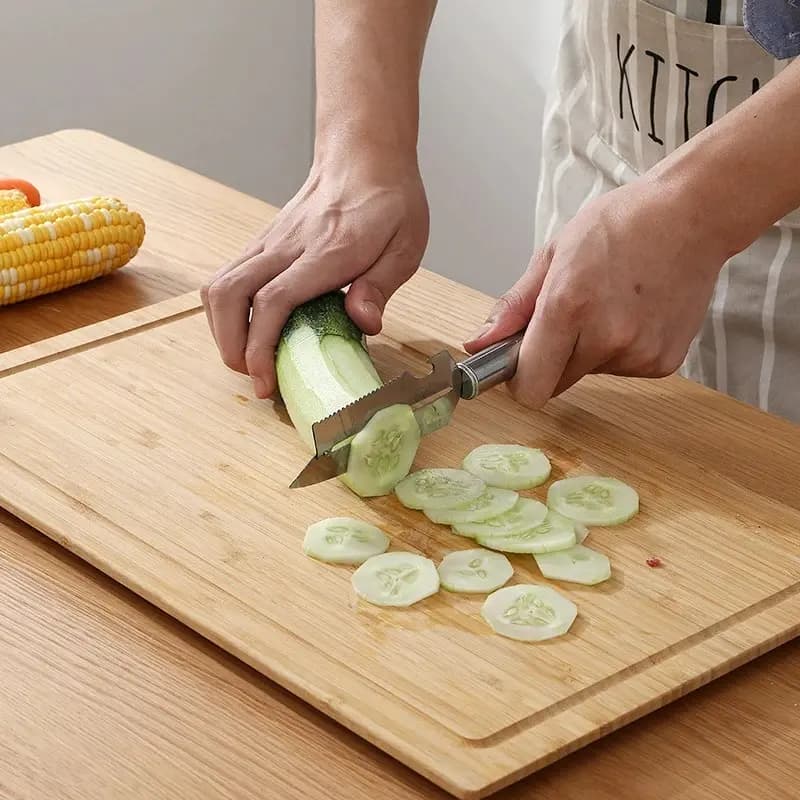 Faca Descascador Multiuso 3 Em 1 Inox Faca Aço Faquinha Faca Fatiado De Legumes Peixes Faca Maçã