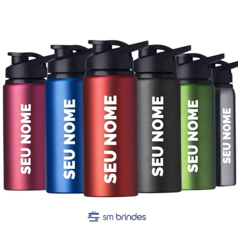 Garrafa 750ml Personalizada TIME LOGO NOME FRASE