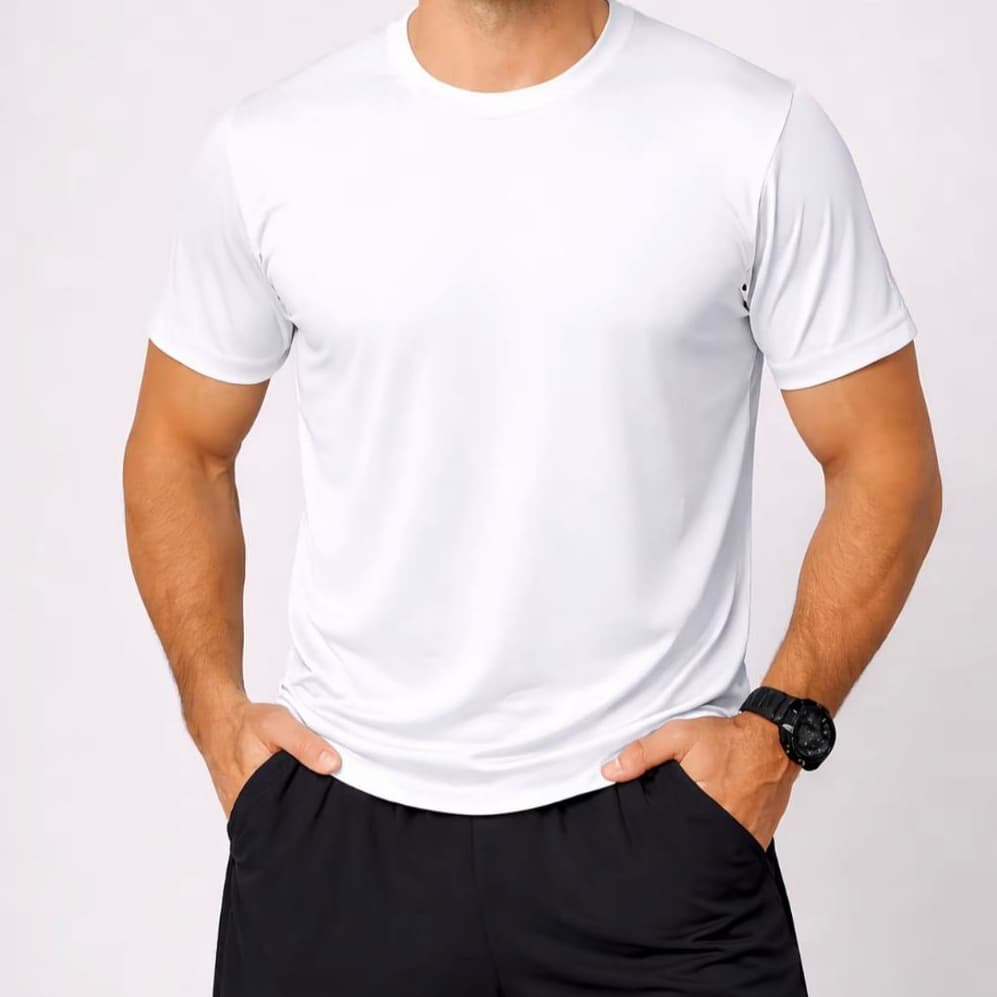 camiseta masculina básica dry fit academia treino corrida futebol opção kit 2 camisetas