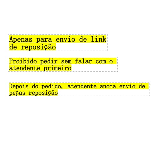 Apenas para envio de link de reposição